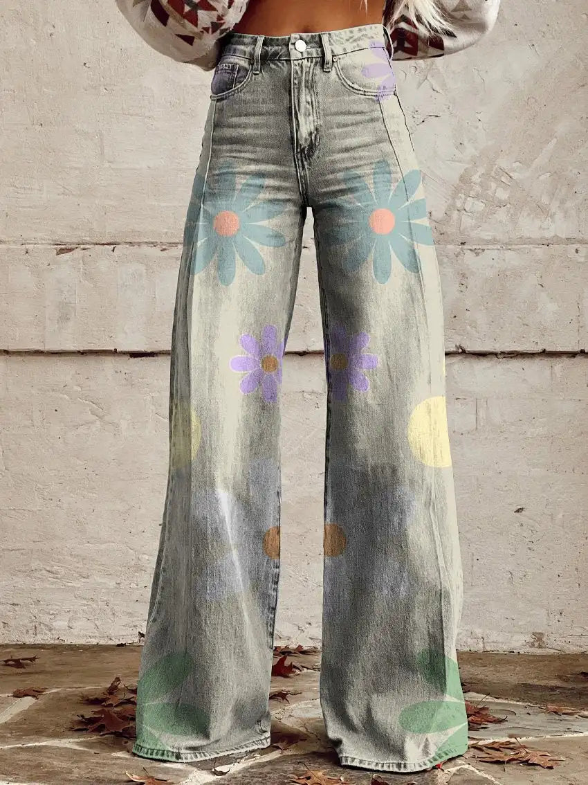Alyssa - Harajuku Style Wide Leg Pants