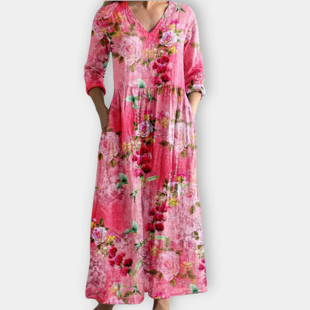Henrietta - Moeiteloze Allure Boho Maxi-jurk