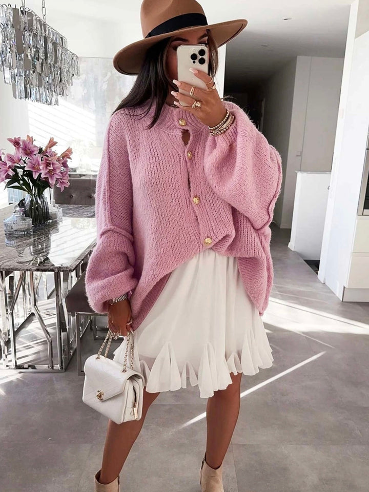 Julia™ Oversized Rose Cardigan