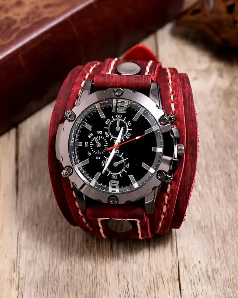 Outlaw Style Leather Watch