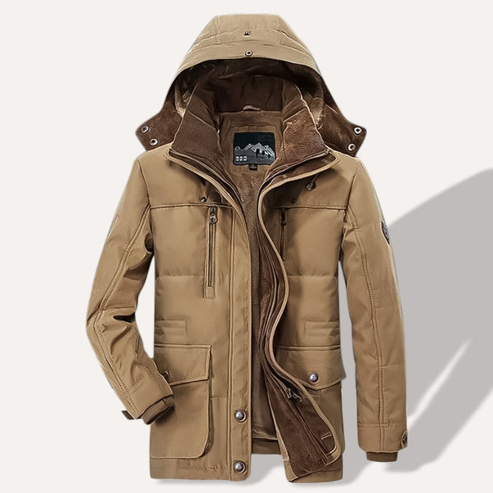 Mike | Thermal men's winter parka with multiple pockets