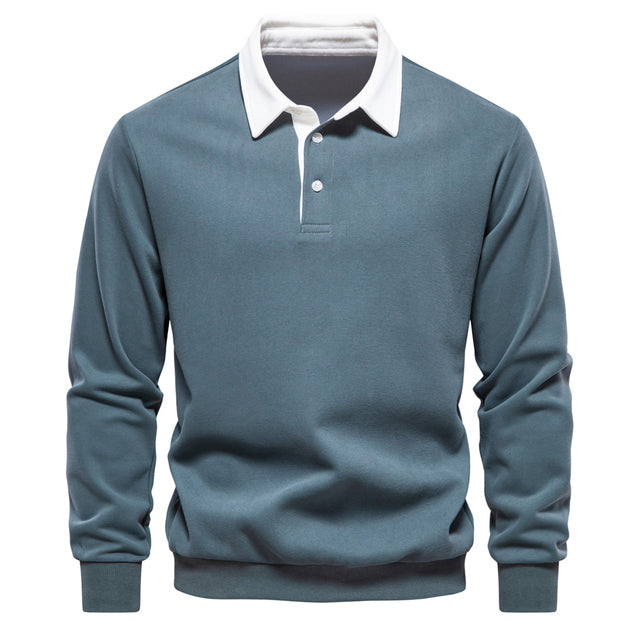 Samuel | Elegant Polo Pullover