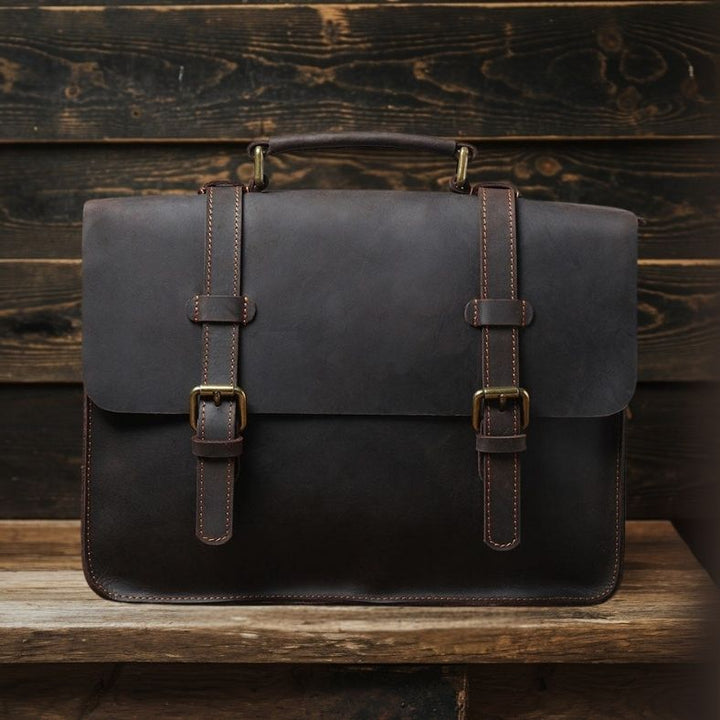 Courier Backpack in Leather | NAMUR