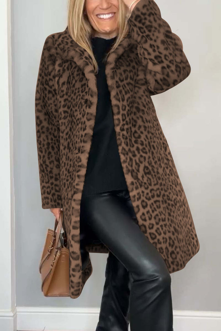 Elsa | Leopard Print Coat