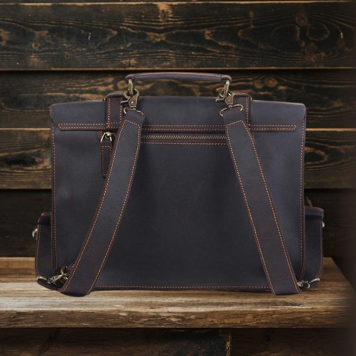 Courier Backpack in Leather | NAMUR
