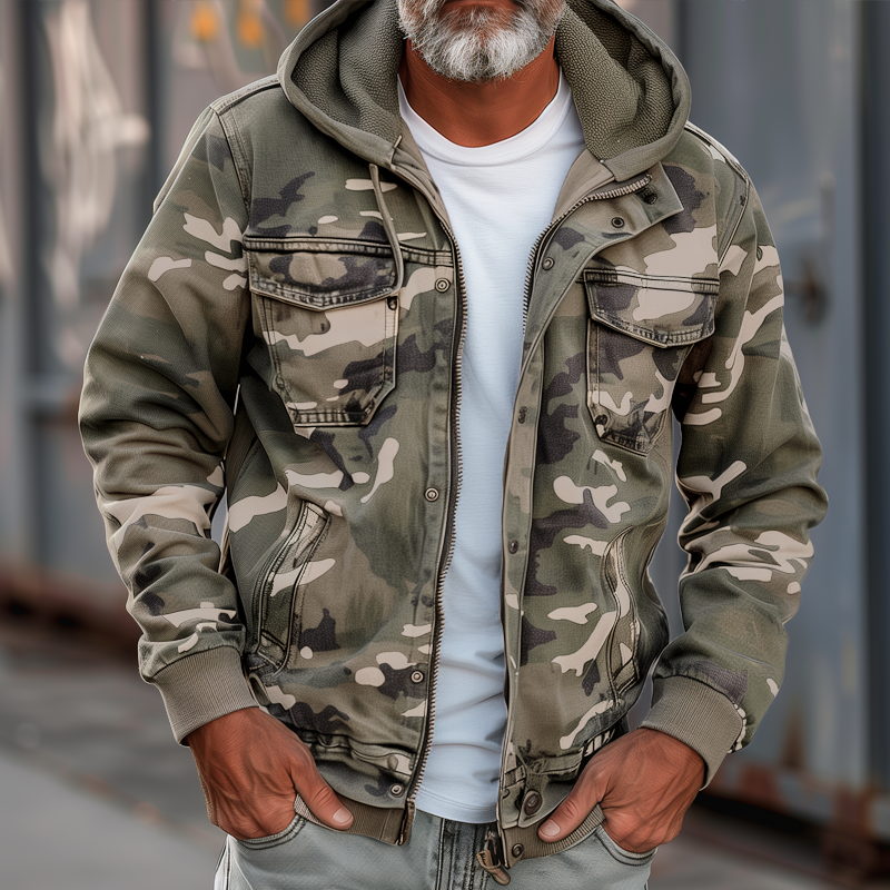 Carter | Military-Inspired Hooded Jacket