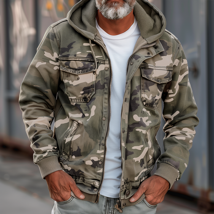 Carter | Military-Inspired Hooded Jacket