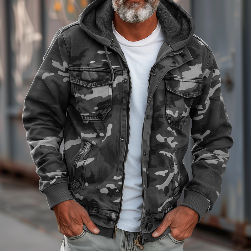 Carter | Military-Inspired Hooded Jacket