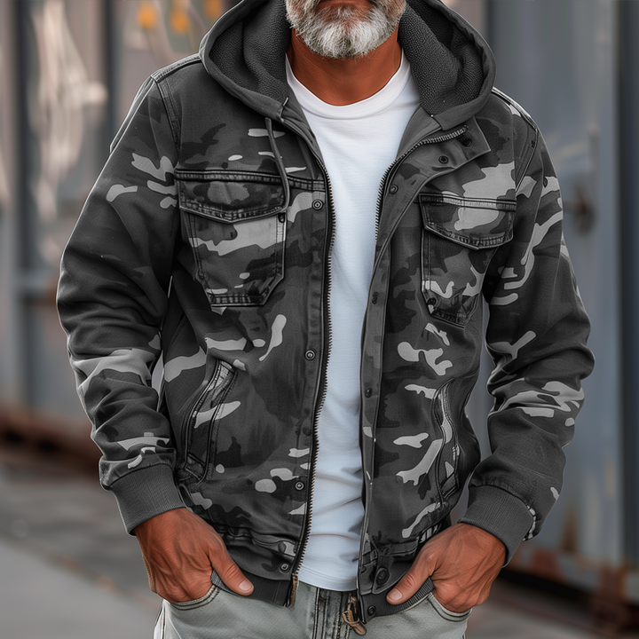 Carter | Military-Inspired Hooded Jacket
