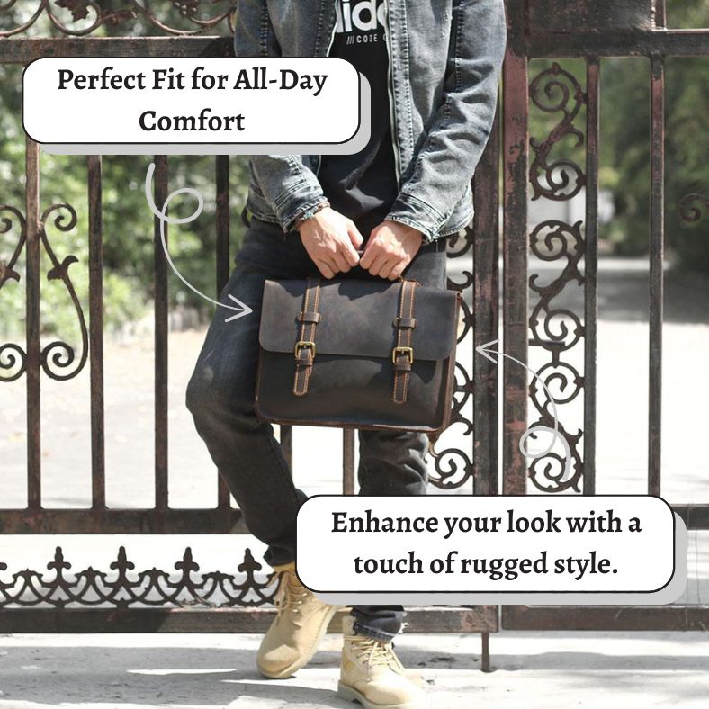 Courier Backpack in Leather | NAMUR