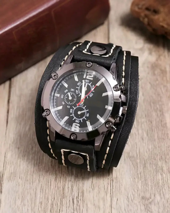 Outlaw Style Leather Watch