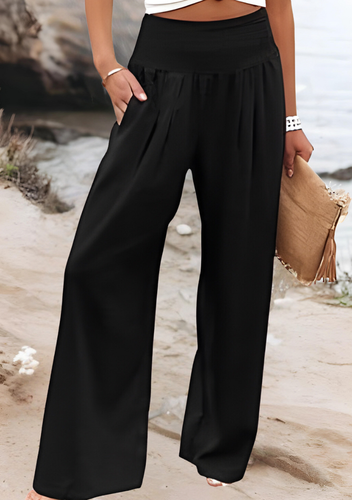 Aileen™ - Strandbroek met wijde pijpen