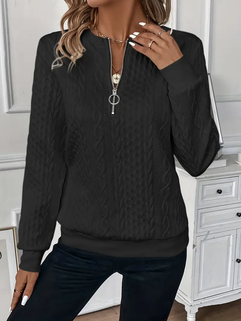 Natalie | Zipper Sweater