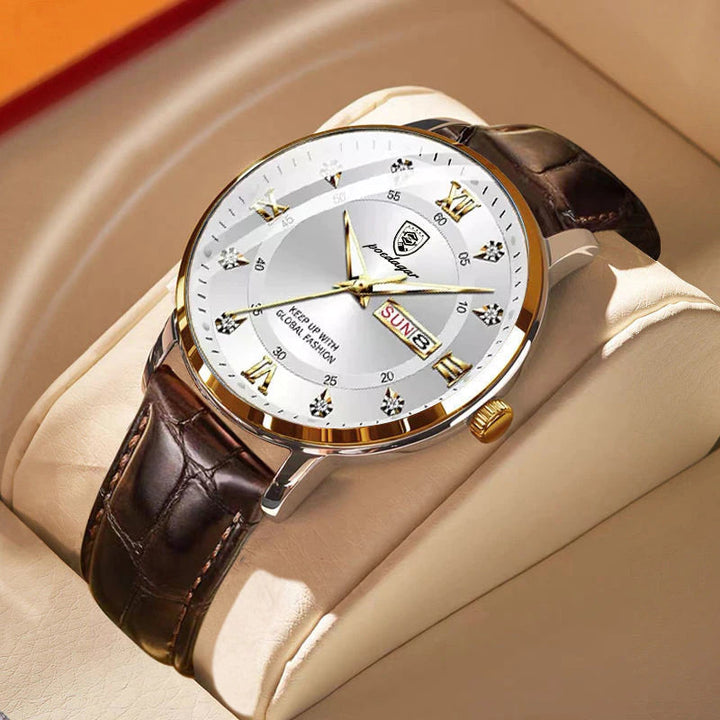Waterdicht lichtgevend herenhorloge