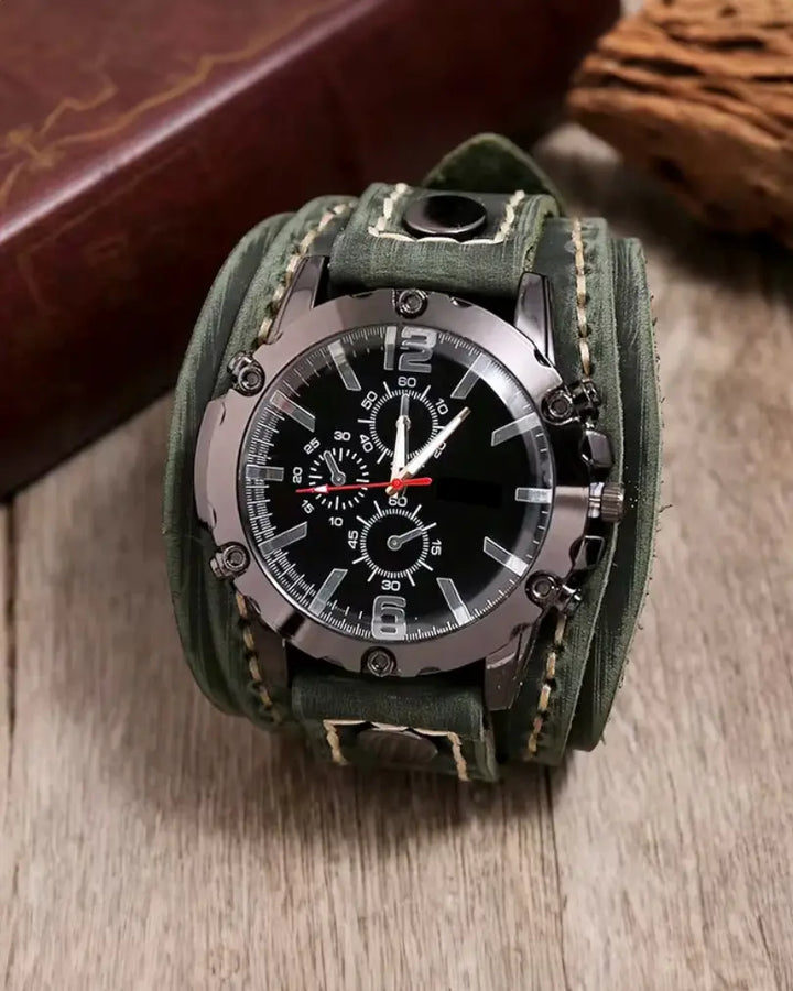 Outlaw Style Leather Watch