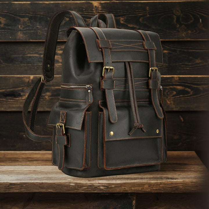 Leandro | Leather Backpack for Men