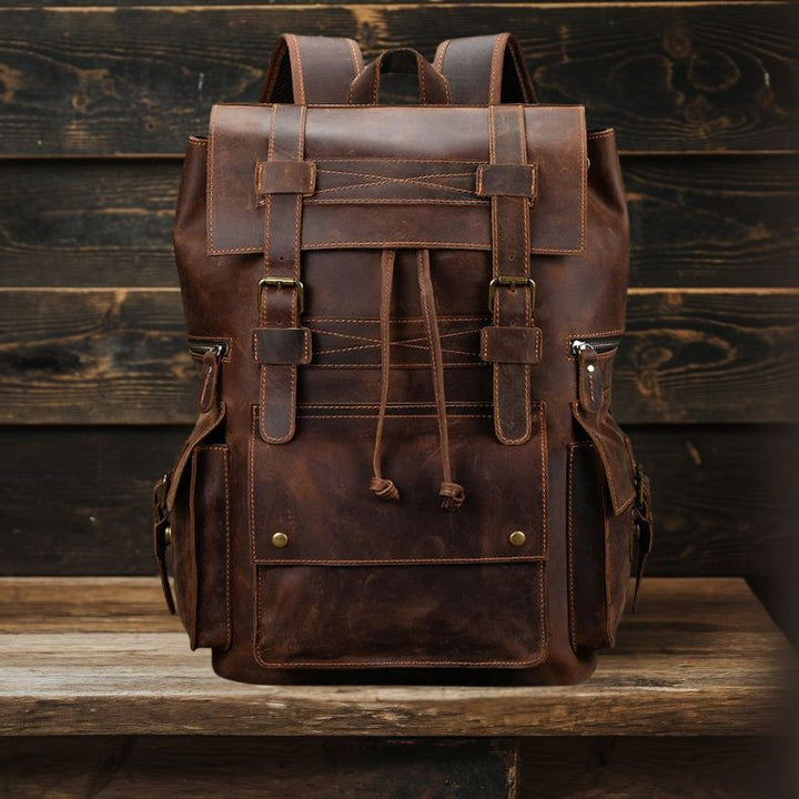 Leandro | Leather Backpack for Men