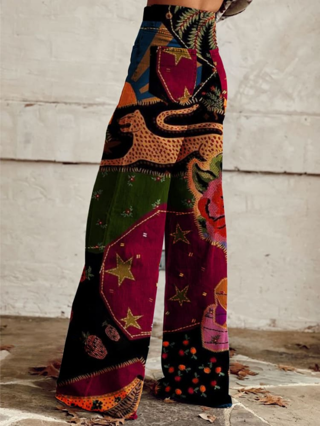 Angela - Free-Spirit Boho Flare Pants