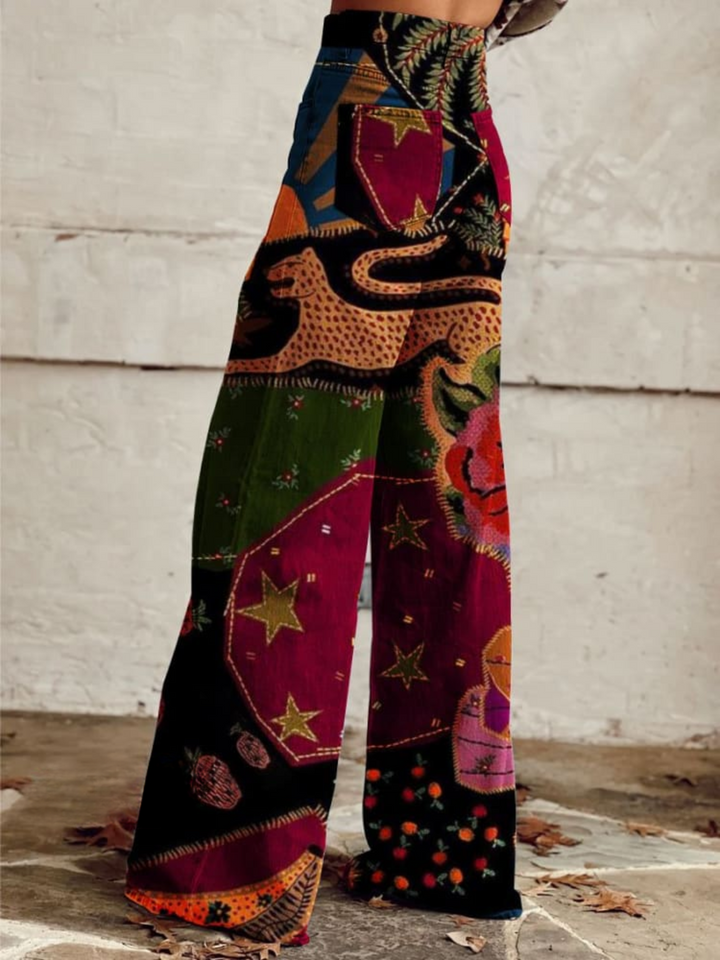 Angela - Free-Spirit Boho Flare Pants