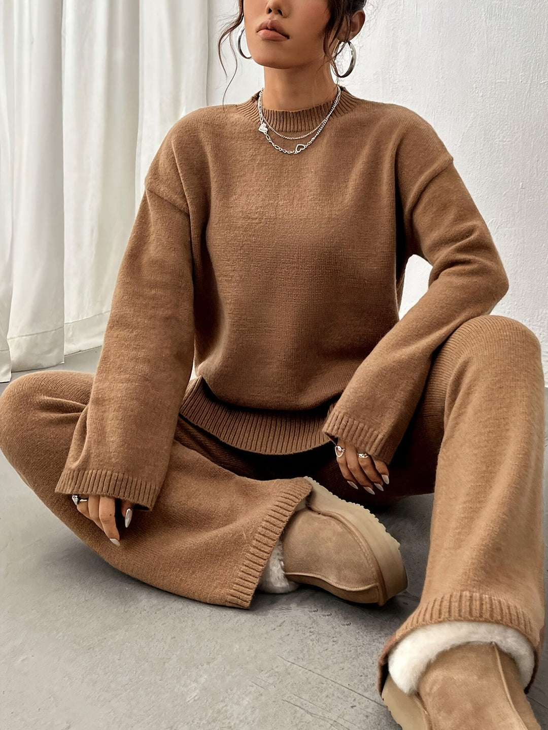 Marie | Ribbed Knit Set