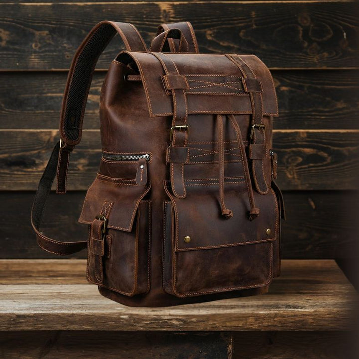 Leandro | Leather Backpack for Men