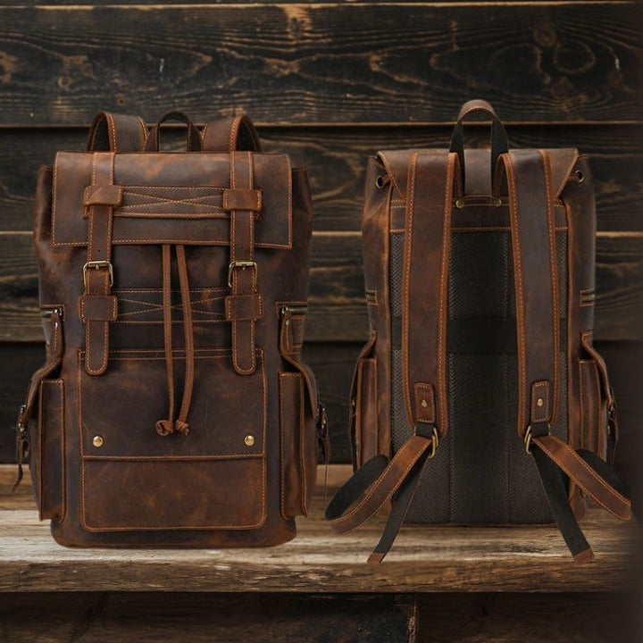 Leandro | Leather Backpack for Men