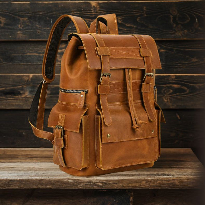 Leandro | Leather Backpack for Men