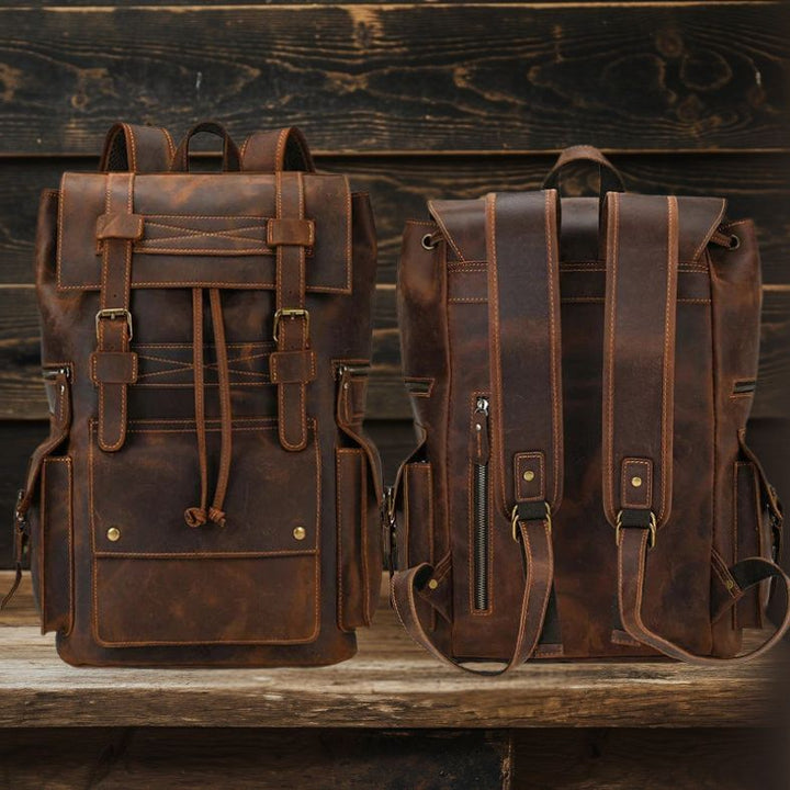 Leandro | Leather Backpack for Men