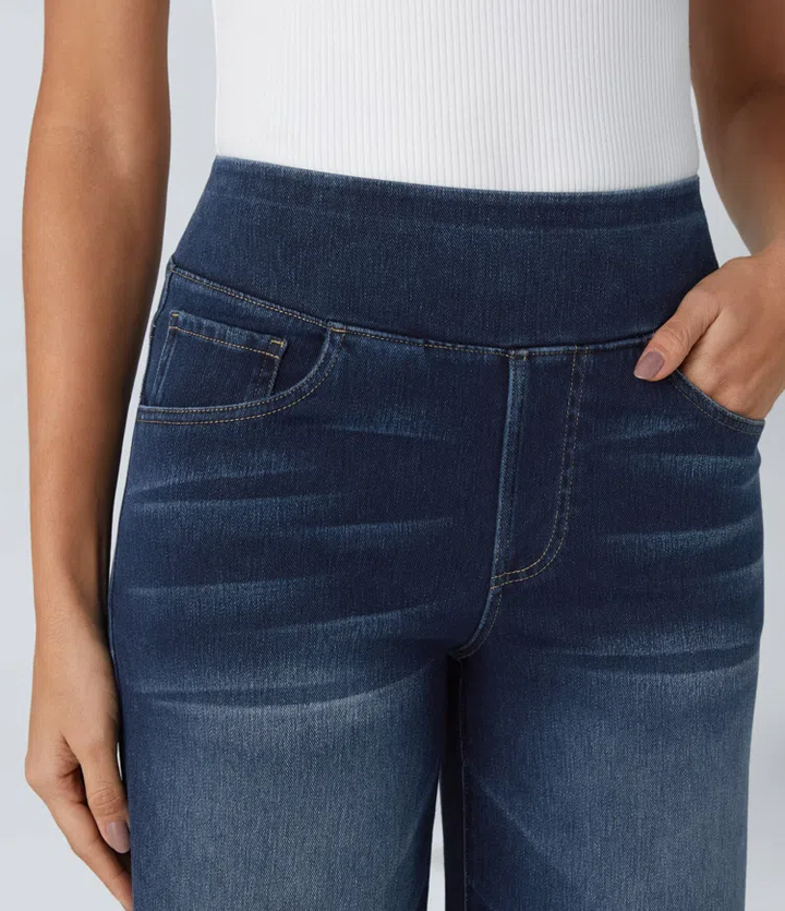 Hazel | Stretch Palazzo Jeans