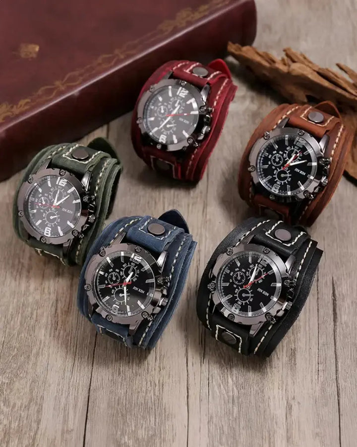 Outlaw Style Leather Watch