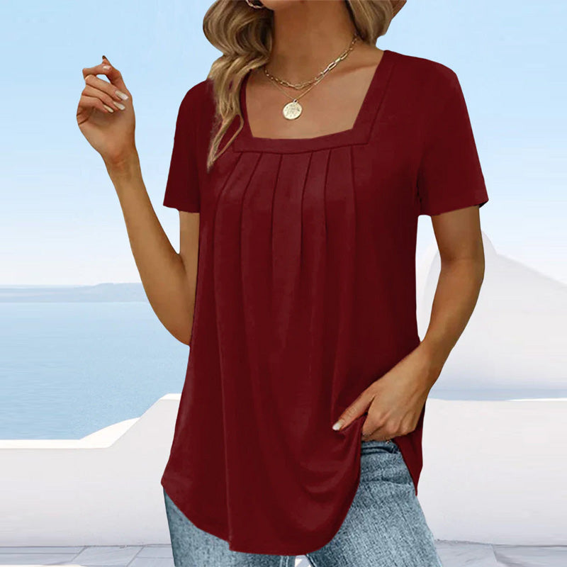 Athena™ - Geplooide blouse