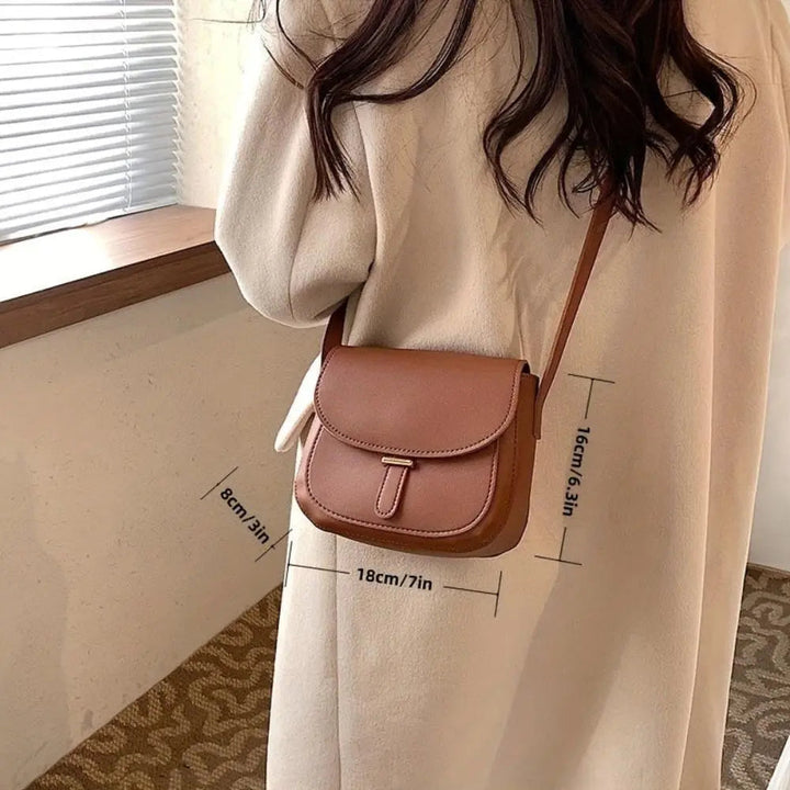 Amelia Retro Saddle Crossbody Tas