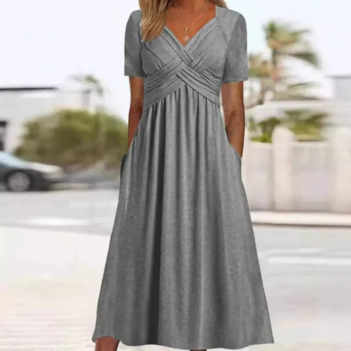 Frances - Verfijnde, flatterende elegante jurk