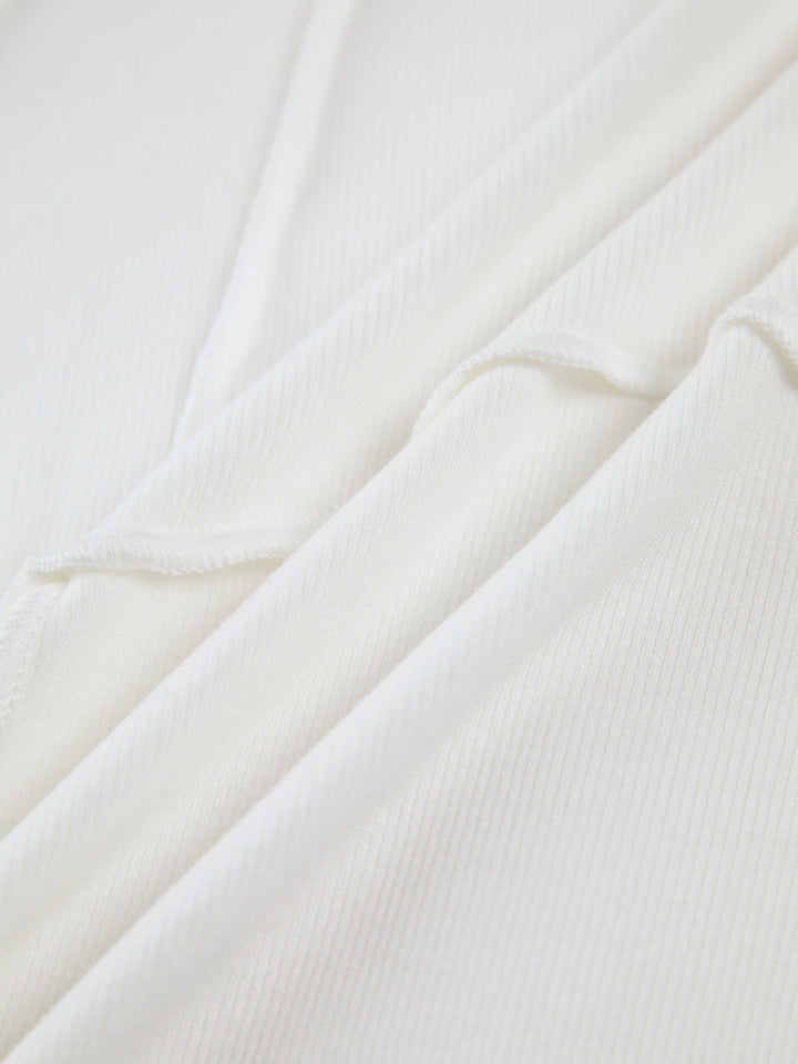 Mira - Long Sleeve Top with Piping