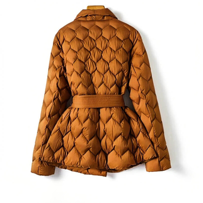 Sarah™ | Stylish Quilted Down Coat