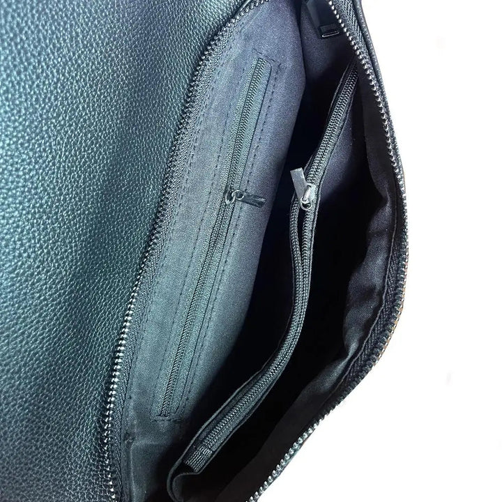 Celeste luxe tas met krokodillenreliëf