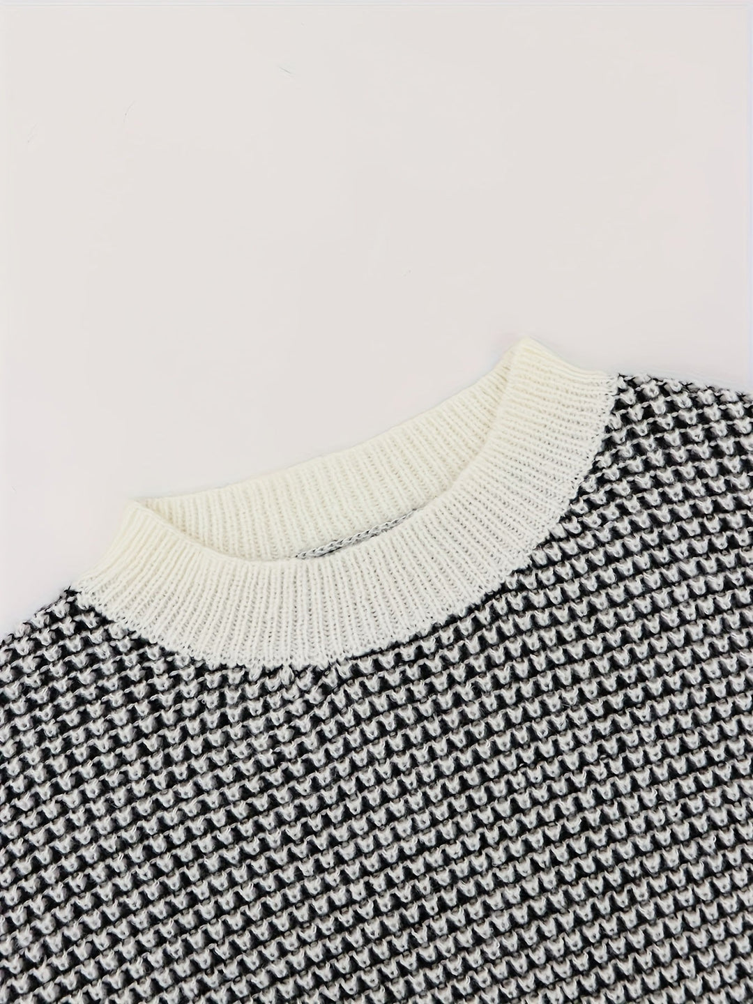 Bijou™ - Dames gebreide trui met lantaarnmouwen