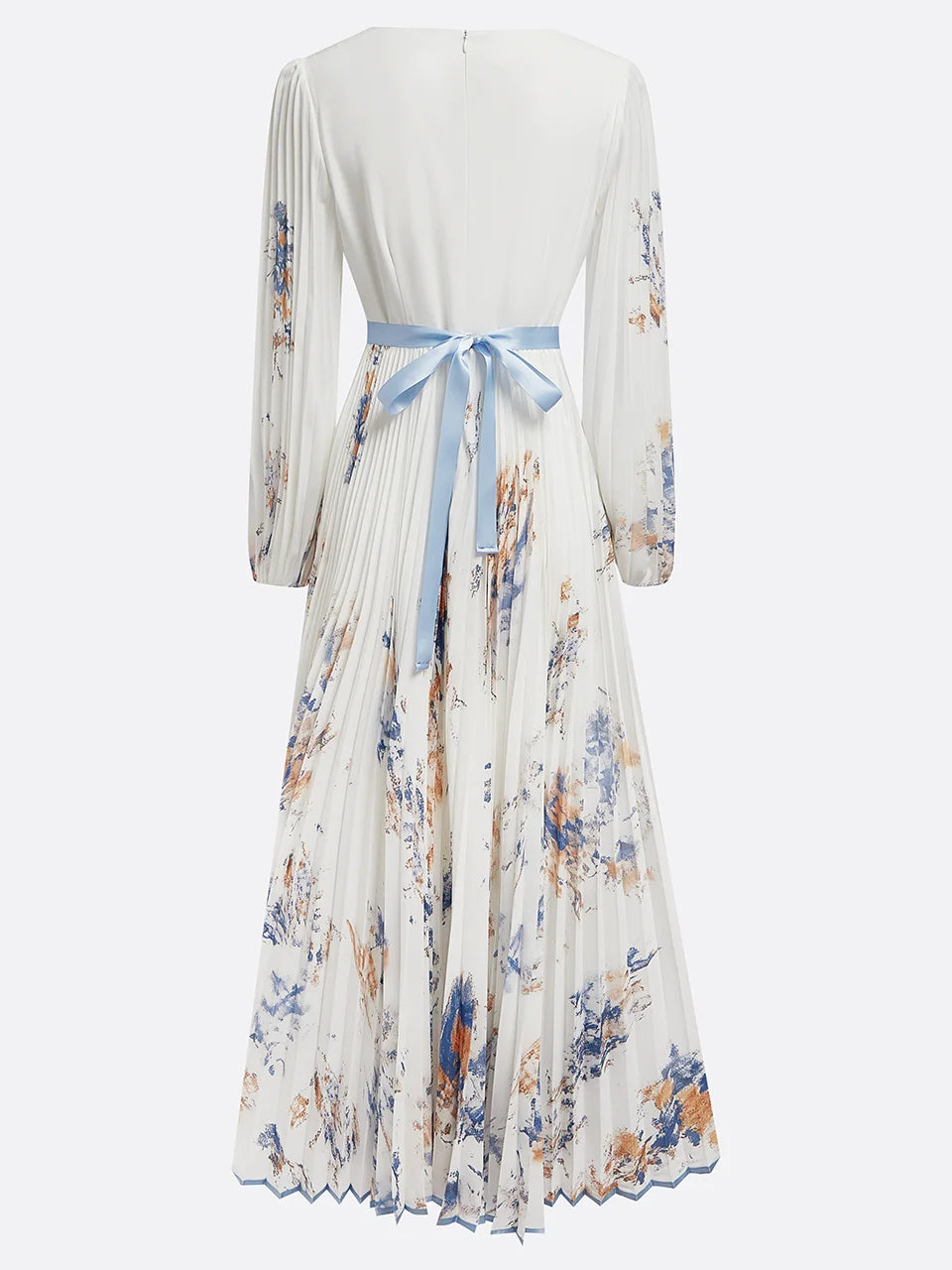 Bristol - Maxi-jurk met bloemenpatchwork in bohemienstijl 