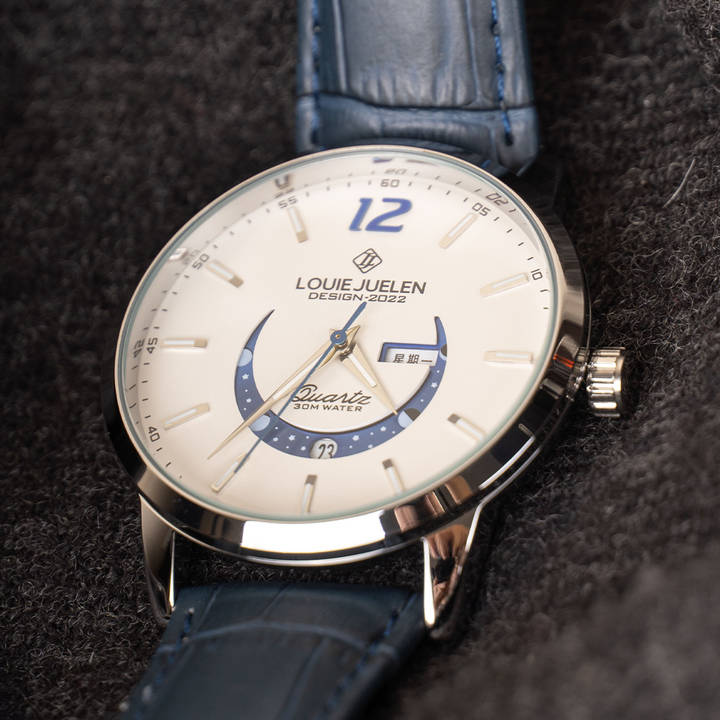 Elegant maanfasehorloge