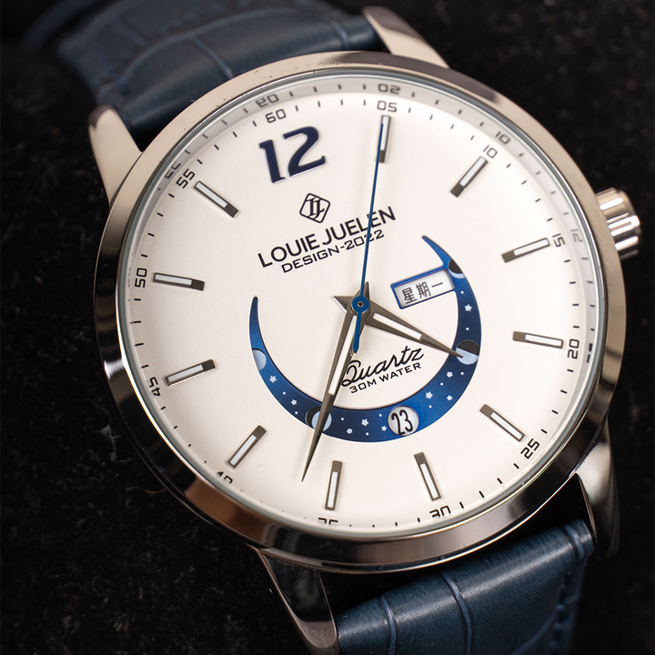 Elegant maanfasehorloge
