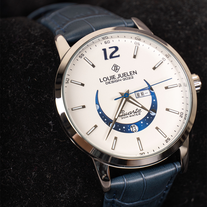 Elegant maanfasehorloge