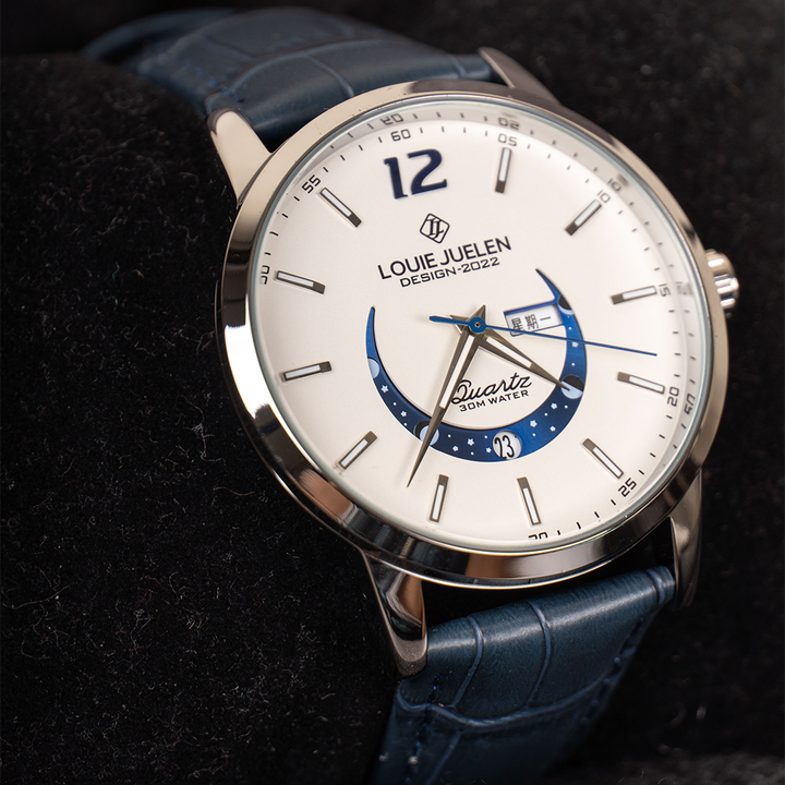 Elegant maanfasehorloge