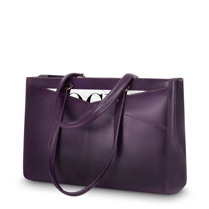 Elegante paarse laptoptas