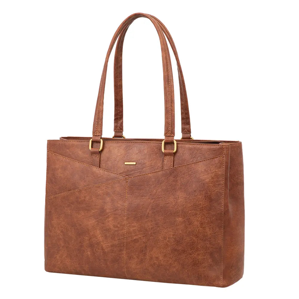 Elegante paarse laptoptas
