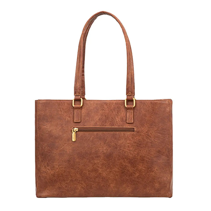Elegante paarse laptoptas