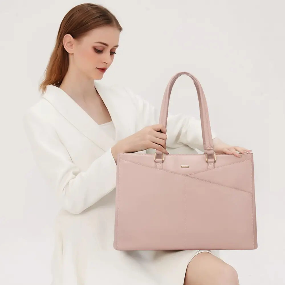 Elegante paarse laptoptas