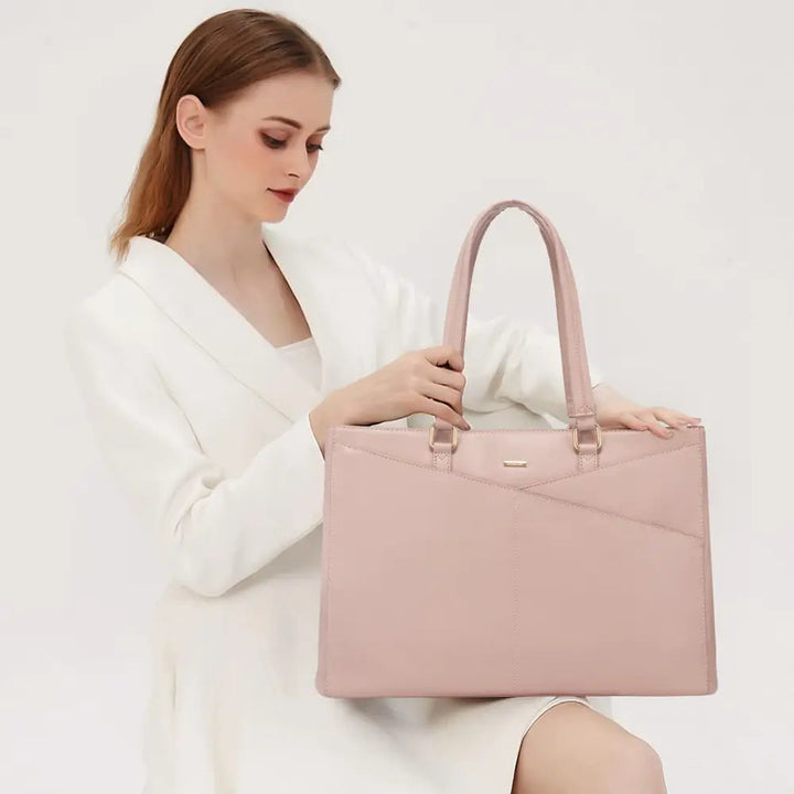 Elegante paarse laptoptas