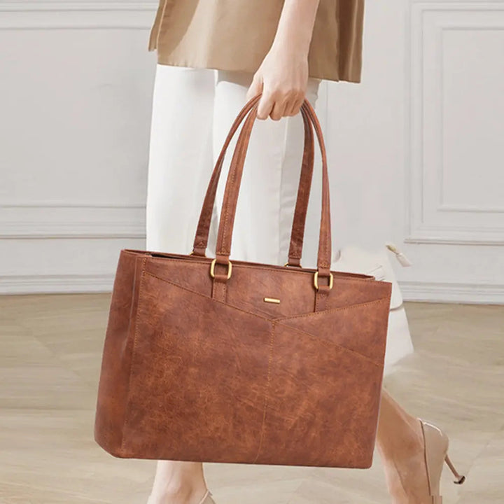 Elegante paarse laptoptas