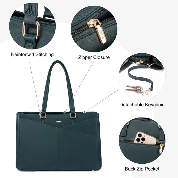 Elegante paarse laptoptas