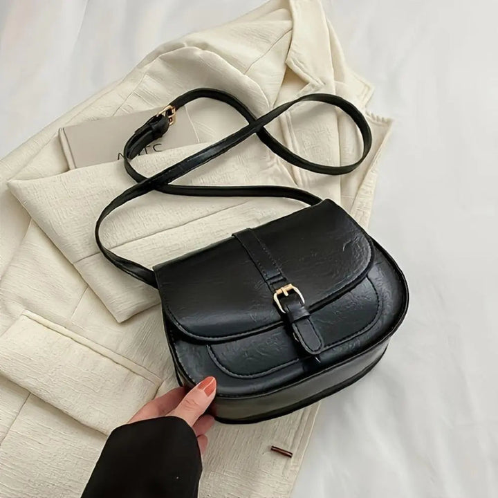 Evelyn Classic Saddle Crossbody Tas